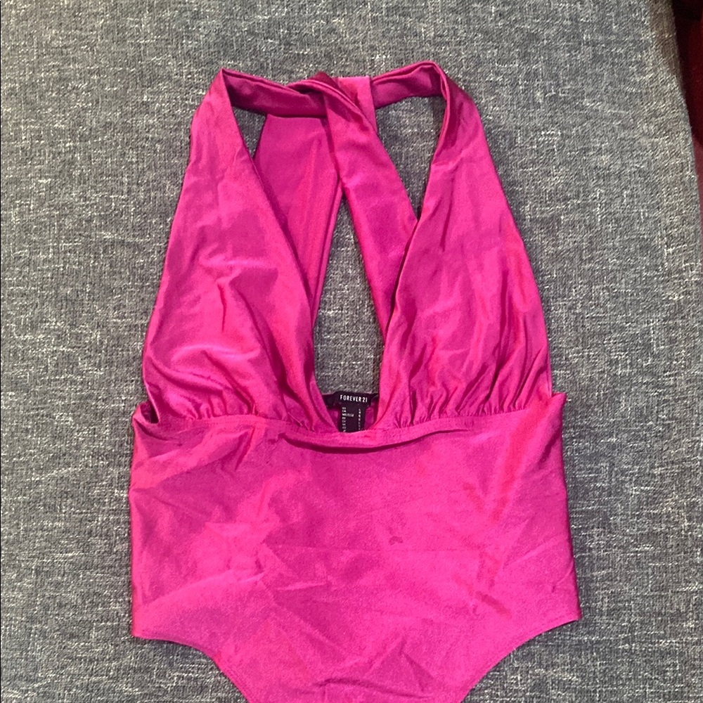 Pink bodysuit